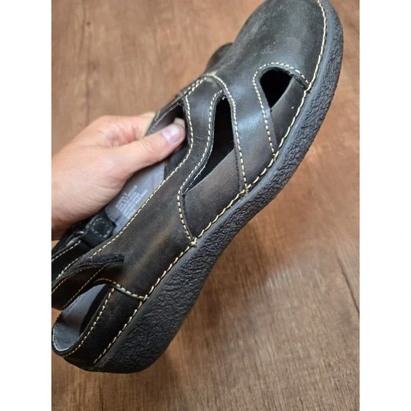 Duluth Trading Company Sandals 9.5 Black New Mary‎ Jane Style - Picture 6 of 9